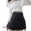 Stylish Versatile Chain Decor Waist Belt For Students In Trendy Korean Fashion Design