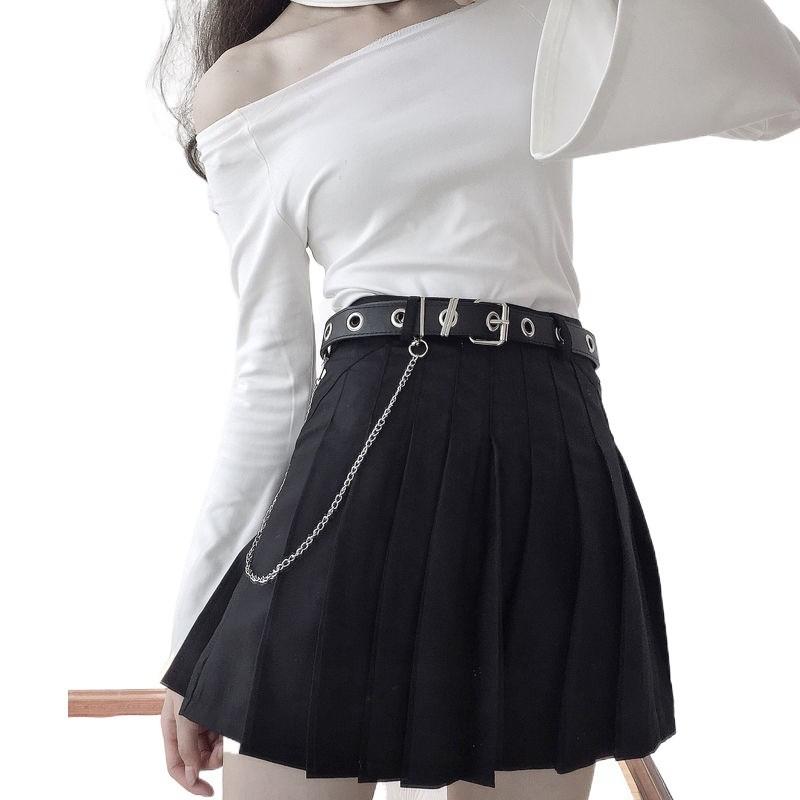 Stylish Versatile Chain Decor Waist Belt For Students In Trendy Korean Fashion Design