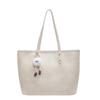 Versatile Bag Women's Large-capacity New Casual Shoulder Bag Fashionable Solid Color Commuter Tote Bag