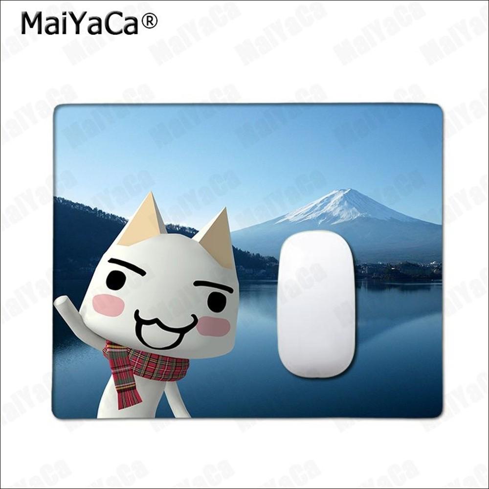 Cute Toro Inoue Cat  Mousepad Rubber Small Thickened Mouse Pad Gaming Keyboard Table Mat Office Supplies Room Decor Mouse Carpet
