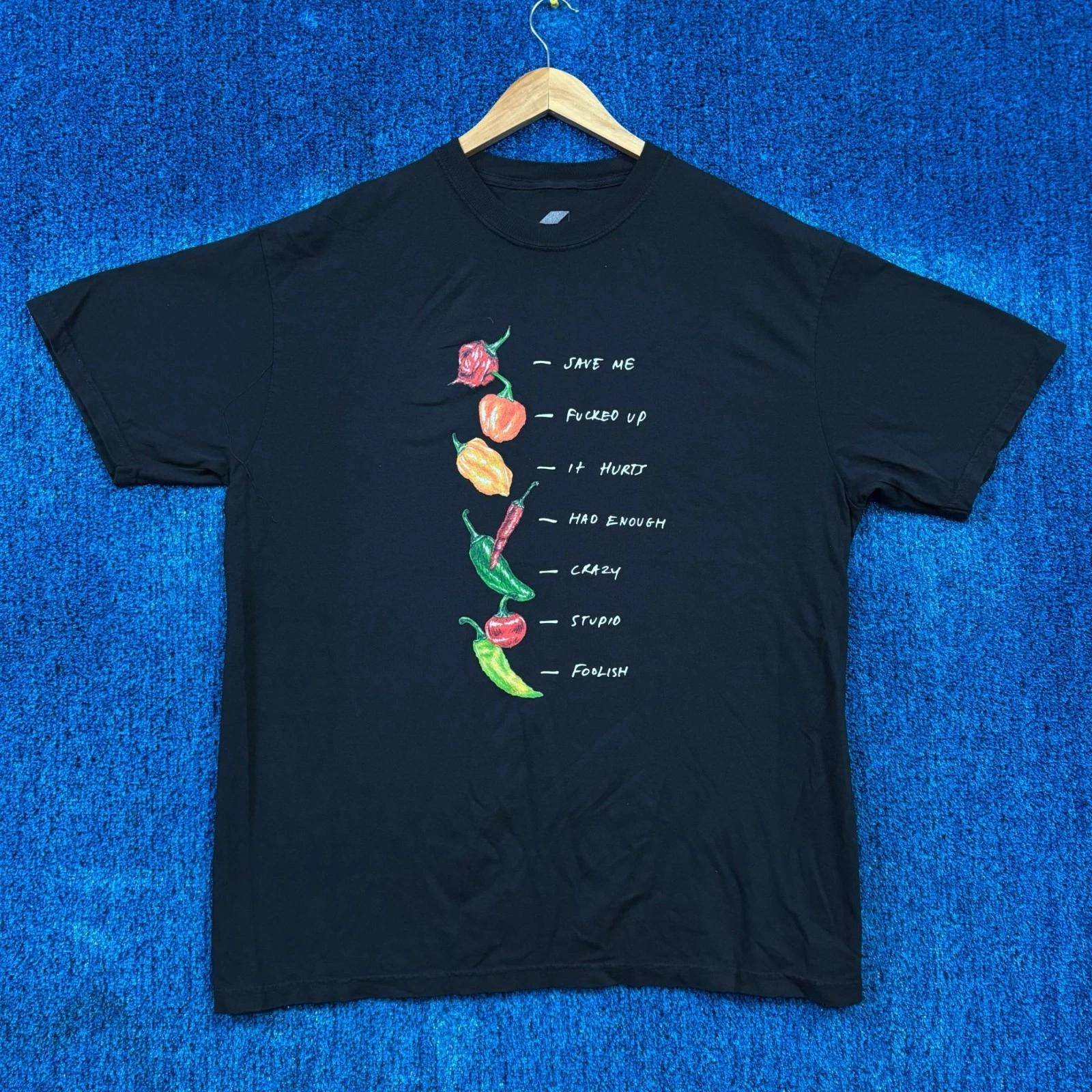 Zayn Malik Scoville Season Peppers Synth-Pop Artist Tee XL S