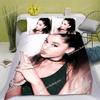 Housse de couette taie d'oreiller parure de lit Ariana Grande Décoration chambre filles adultes Cadeau fille Simple Jumeau King Size