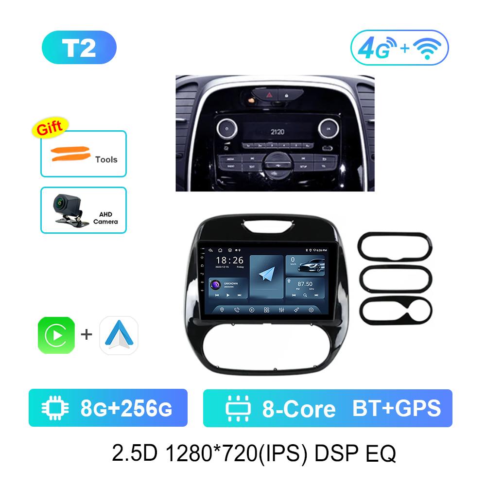 Android OS Car Video Multimedia Player for Renault Kaptur 2016 - 2019 GPS DSP Stereo WiFi BT 4G Carplay Auto Tools Cooling Fan