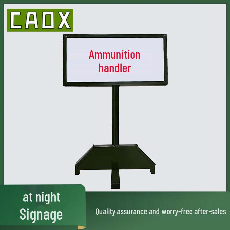 CAOX Green Night Shooting Range Position Signs