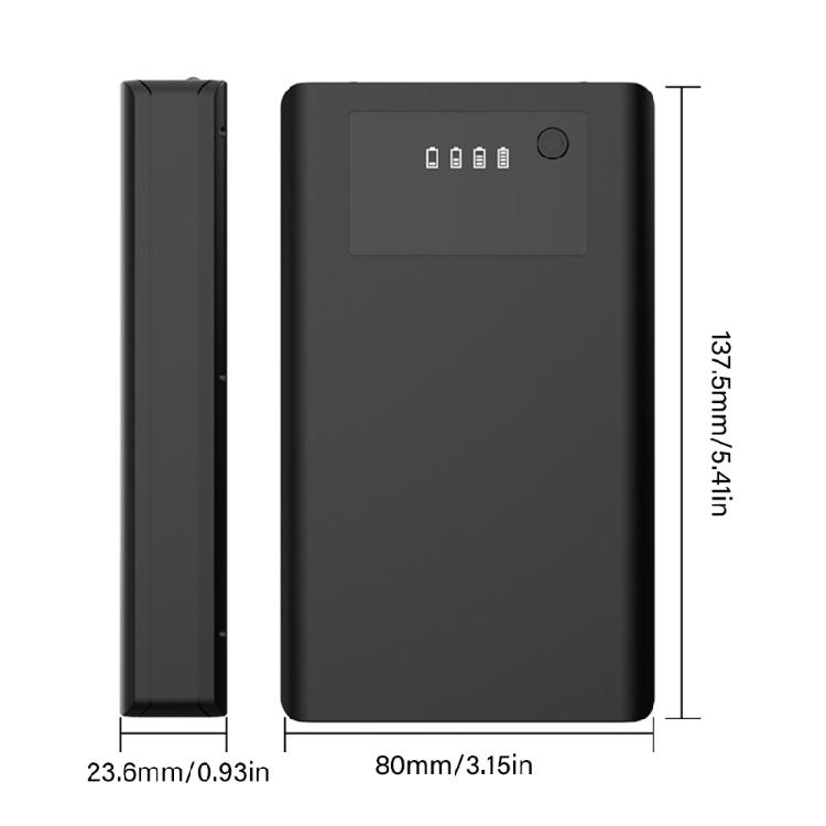 Austauschbares 6-Zellen-Ladecase (18650) mit Schnellladefunktion, LED-Betriebsanzeige, geeignet für verschiedene Geräte
