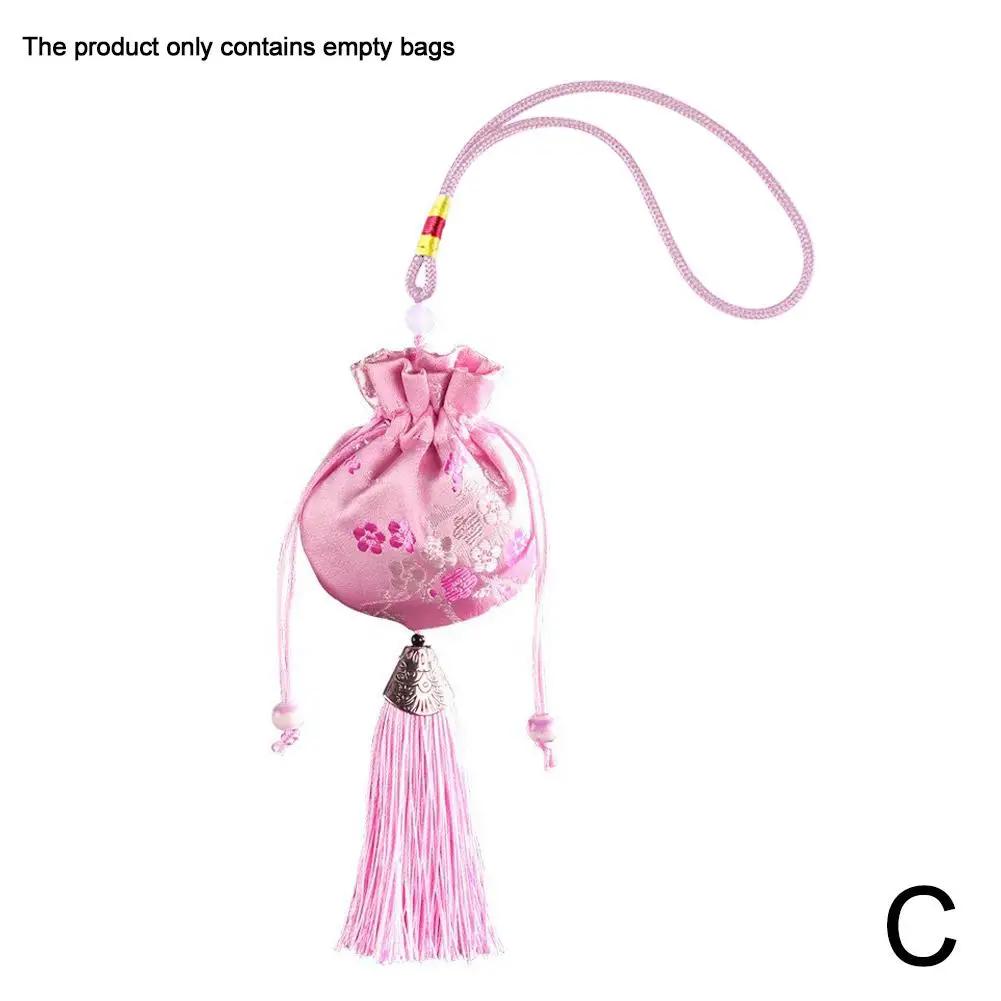 Sachet Sachet Empty Bag Chinese Style Jewelry Storage Handmade Vintage Tassel Lucky Embroidery Sachet Bag Drawstring Bag E6A4