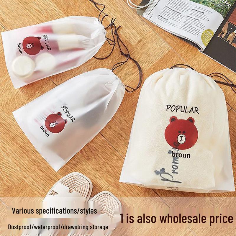 Portable Shoe Storage and Dust Cover Bag for Travel and Home