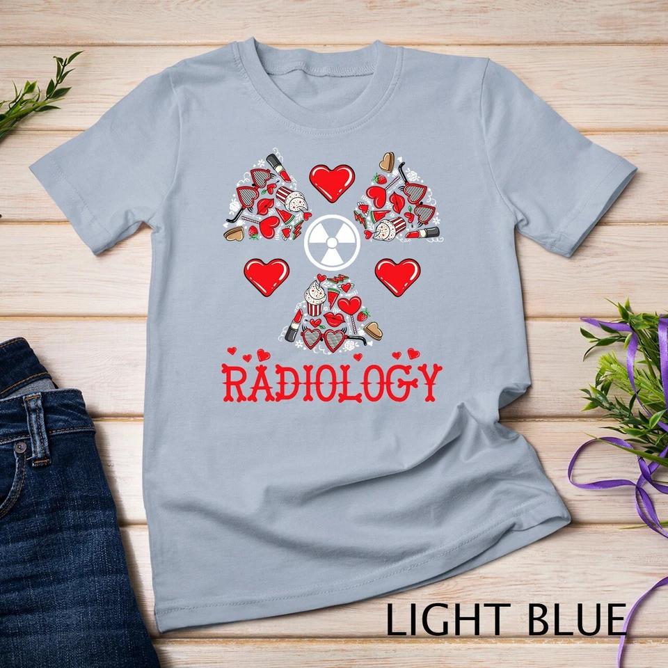 Valentine Couple Radiology Rad Tech Radiologist Xray T-Shirt Unisex T-shirt 5 3XL
