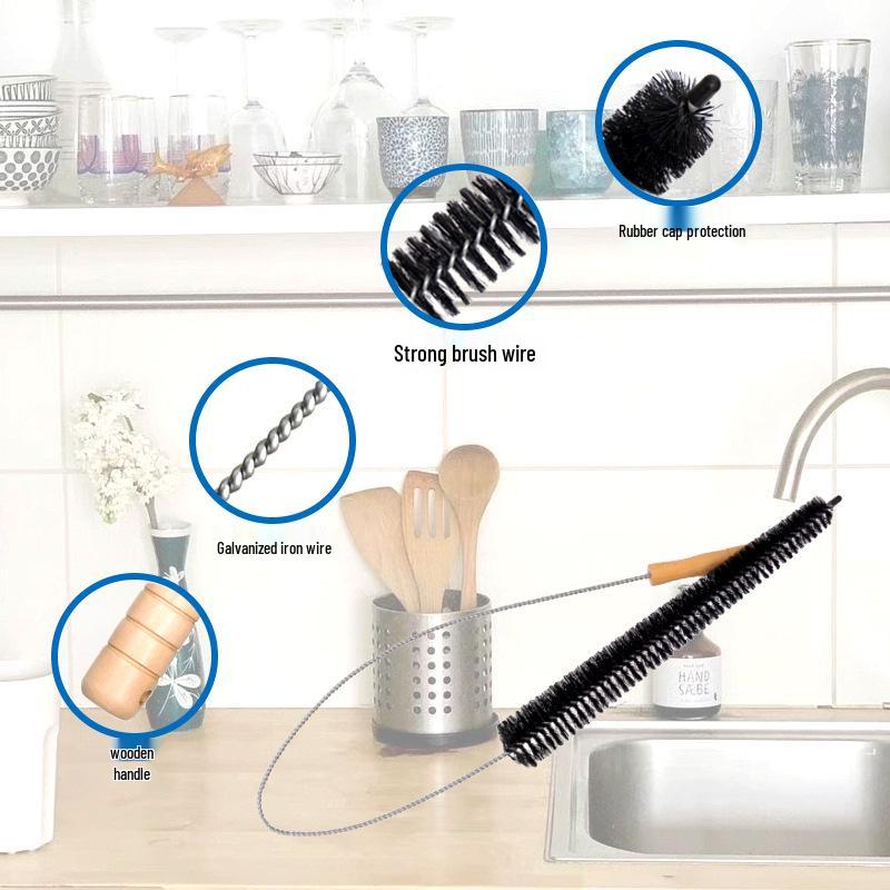 Long Handle Drum Washing Machine Inner Wall & Crevice Cleaning Brush
