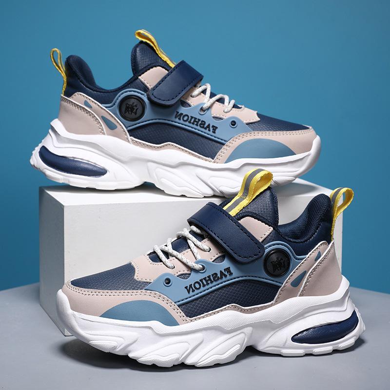 Kids' Sports Sneakers - Spring/Summer 2025 New Arrival - Mesh, Trendy, Mid-to-Large Boys' Sizes