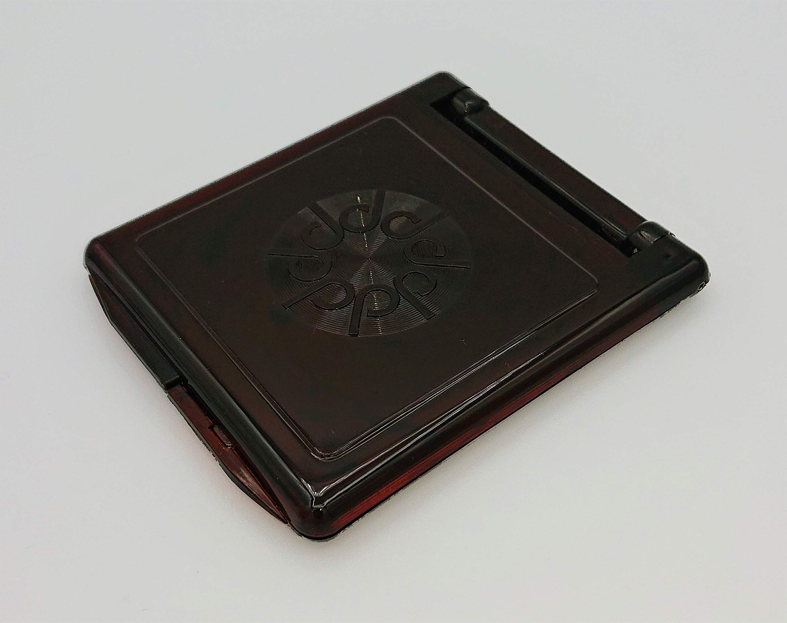 

Compact mirror with magnifying tortoiseshell for makeup glass, pattern,