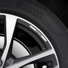 Car Wheel Rim Stickers 4PCS Auto Wheel Hub Decal for Volvo Rdesign Polestar AWD V50 S60 XC60 S40 XC40 XC90 V60 S80 S90 V90 V70