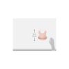 [BabyBjorn] Baby Bib, Powder Pink, One Size Fits All, Infinitely Adjustable Neck Size, Ultra-Lightweight Design (Only 66g) (Silicone-Free)