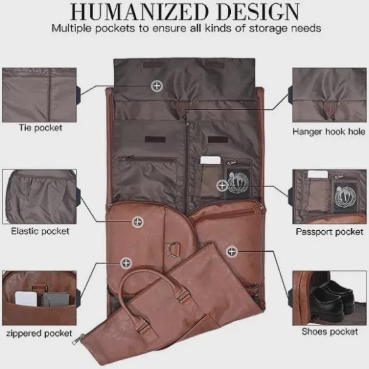 Sac de voyage pliable multifonction pour vêtements, fitness en plein air et bagages de nuit - Unisexe