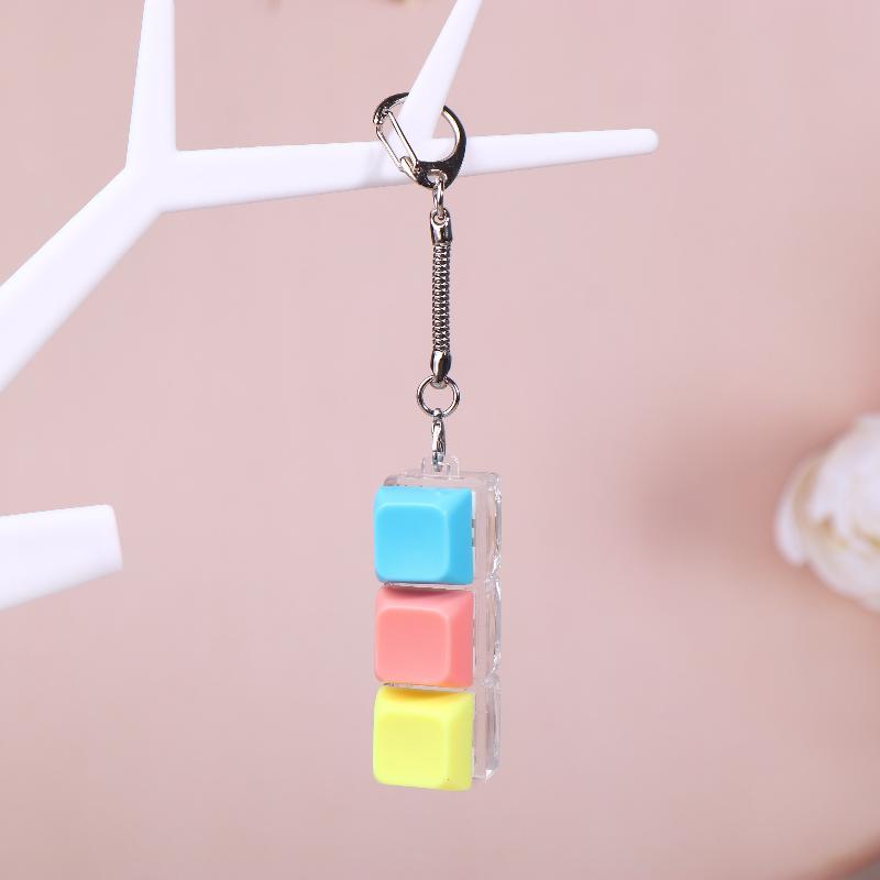 1Pcs Boys Girls Anti Stress Finger Keyboard Games Keychain Without Light 9 Keyboard Key Toy For Adults Antistress Toys