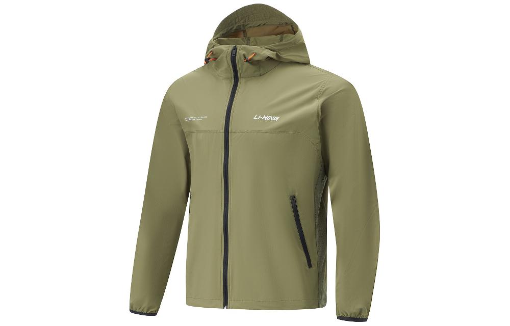 Li Ning Smoothie Sun Protection Clothing Men s Army Canvas Green AFDU677-2 L