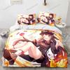 Anime Genshin Impact Bedding Set Boys Girls Twin Queen Size Duvet Cover Pillowcase Bed Kids Adult Fashion Home Textileextile