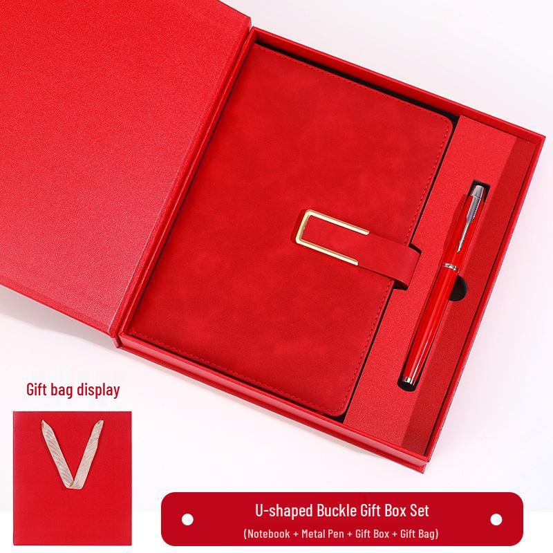 Custom A5 Notebook with Logo - Corporate Meeting Diary & Gift Box Set