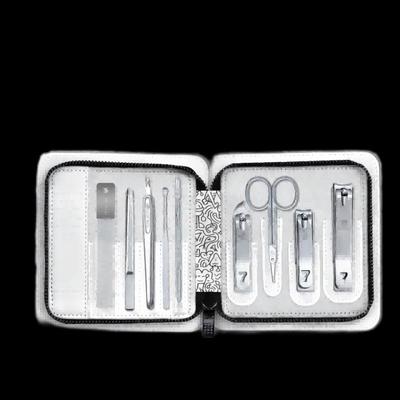 Set de manucure et pédicure 9 pièces en acier au carbone