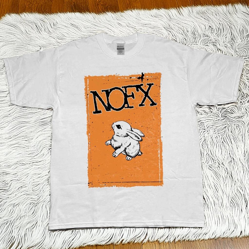 Nofx Rabbit Unisex White T-shirt S-