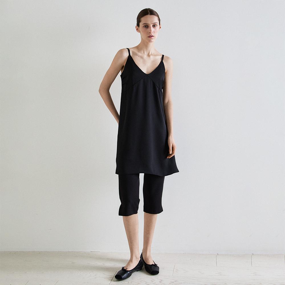 Nowood Silken Mini Dress (Black)