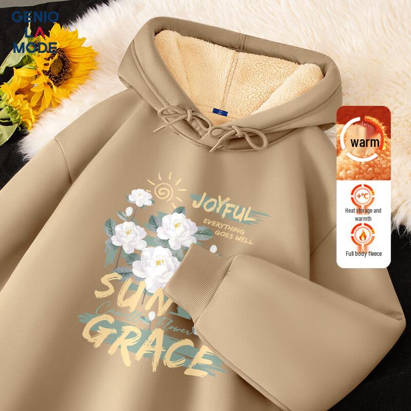 GENIOLAMODE Men's Heavyweight Fleece Lined Hoodie