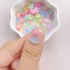 100Pcs New Cute Resin Small Shining Seashells Flat Back Ornament Jewelry Making Manicure Hairwear Accessories