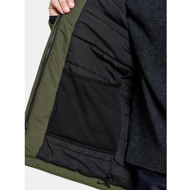 Winter Jacket Didriksons Stefan Usx Jkt 505041 Green Regular Fit