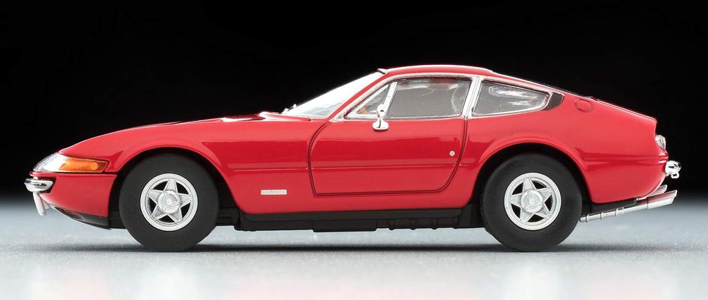 TOMYTEC Tomica Limited Vintage TLV Ferrari 365 GTB4 Rouge Modèle Fini 302148 1/64