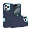 New for IP16promax Contrasting Color Defense Three-in-one TPU+PC Upper and Lower Cover Anti-fall Mobile Phone Case