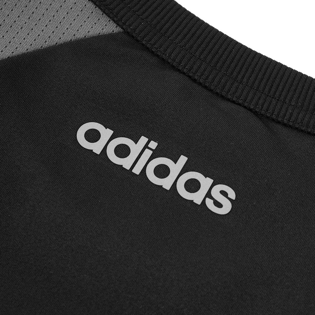 Adidas Simple Pullover Comfortable Short Sleeve T-Shirt Men Tops Black Gray KB5981