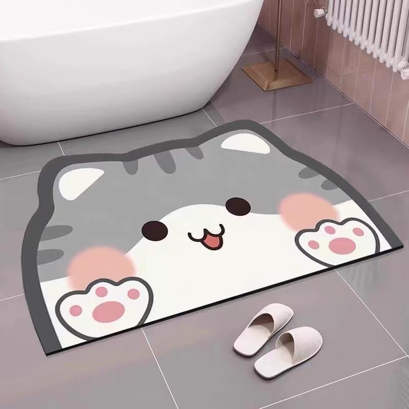 Quick-Dry Absorbent Non-Slip Bathroom Mat