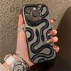Black Snake iPhone 15 Pro Case - Laser Apple Anti-drop Hard Cover for Xs Max 78plus