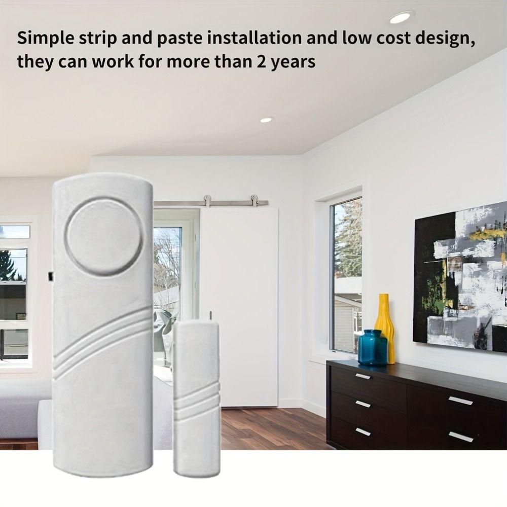 Advanced Wireless Burglar Alarm White Sensor Alarm Alarm Security System  Security Protection