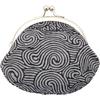 Kyoyu Coin Purse Jomon Karakusa 2.6-inch Gamaguchi Gray 9x2x11cm