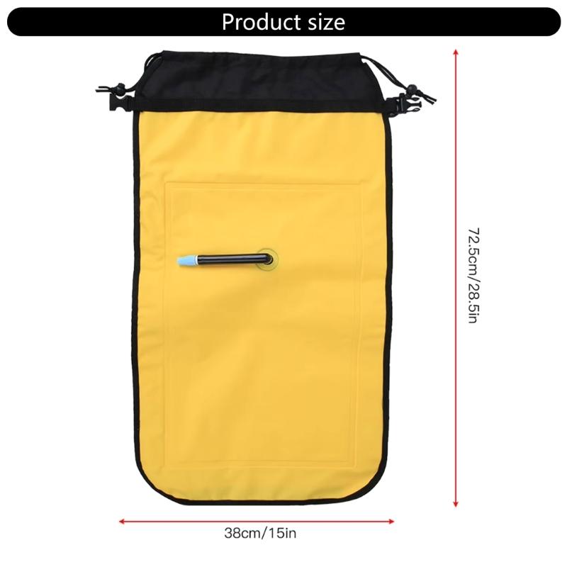 Canoes Inflatable Boats Paddle Float for Kayak Safety Device, Kayak Paddles Float Safety Bag with Quick Releases Buckle