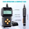 OBD2 Scanner Ease Setup Plug-Play: Clear Reset Engine Error Code Professional Code Reader Diagnostic Scan Tools with Freeze Frame/I/M Readiness for