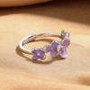Vintage Glyzinienblüte Diamant Emaille Ring Damen Nischen Design Idyllisch Verstellbar Zeigefinger Ring Vielseitiger Schmuck 2026