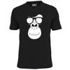 Mens Monkey Wearing Glasses Silhouette T Shirt