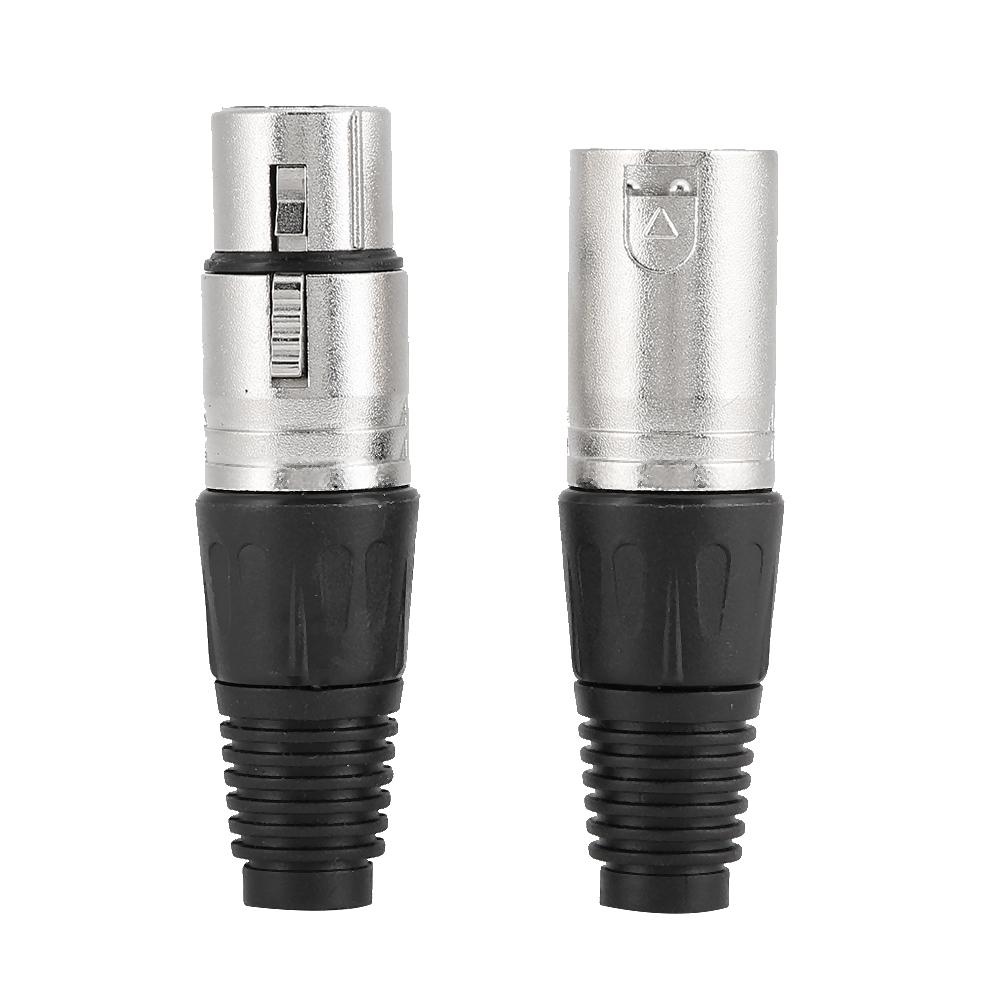 5 Pair of 3 Core Balance Plug Audio Socket for Power Microphone Connector
