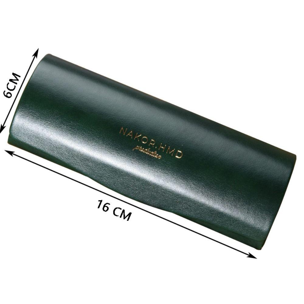 PU Leather Eyewear Case Solid Color Glasses Case Fashion Sun Glasses Pouch Men Women
