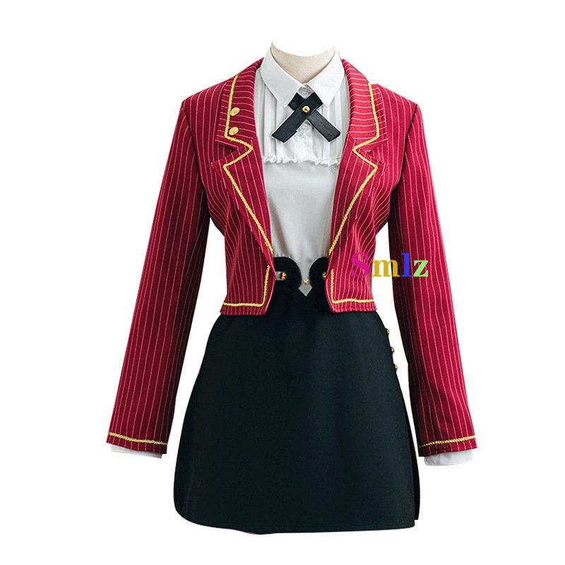 Heroine Cosplay Anime Tears of Themis Costume School Red Uniform Halloween Carnival Party JK Costumes