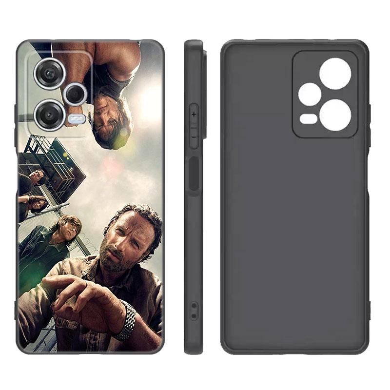 

Черный силиконовый чехол для телефона The Walking Dead для Xiaomi Redmi Note 9 10 11 11S 11T 12 13 Pro 5G Plus 9S 10S 12S Redmi Note 11 Pro