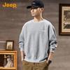 Jeep Men's Relaxed Fit Crew Neck Sweatshirt