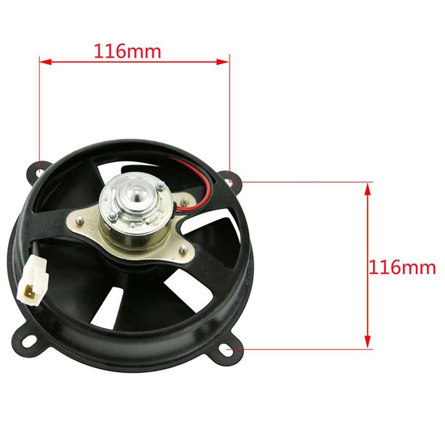 Universal Dirt Pit Bike Motorcycle ATV Quad Oil Cooler Water Cooler Radiator Ele