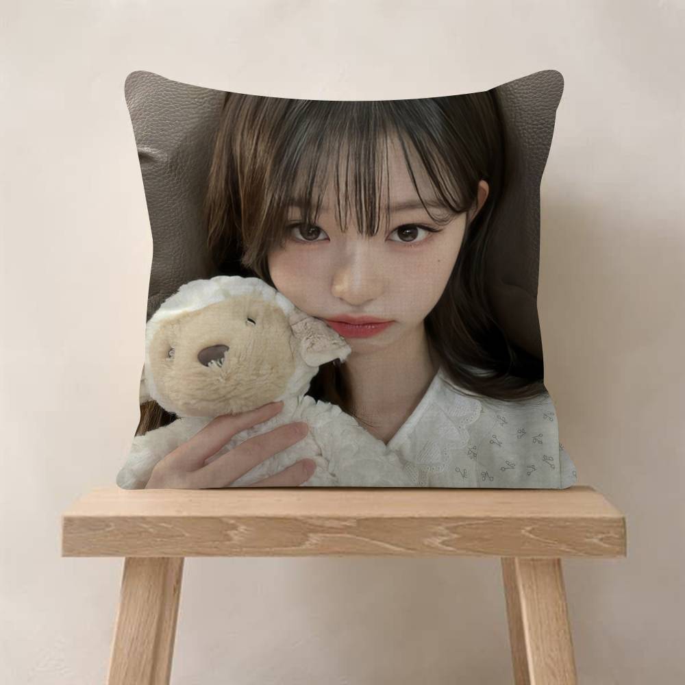 Personalized Picture Text Home Decorative Pillows Household Gifts 45X45Cm Korean Idol Jang Beauty W-Wonyoung