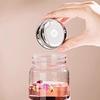 Jiwu Forest Portable Glass Water Bottle with Tea Infuser