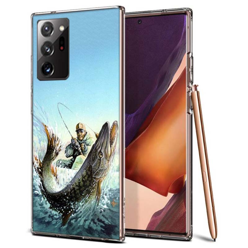 Angelzubehör Fisch Handyhülle für Samsung A55 A35 A25 A15 A07 A05S A16 A17 A26 A36 A37 A56 A57 Galaxy Note 20 10 A50S A71 A51 A31