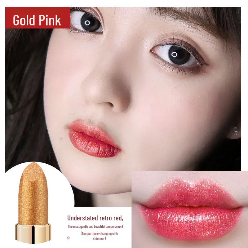 Cosnini Small Makeup Pearly Shimmer Lipstick In Rose Purple Dragon Fruit Shade - Long-lasting, Non-Transferable.