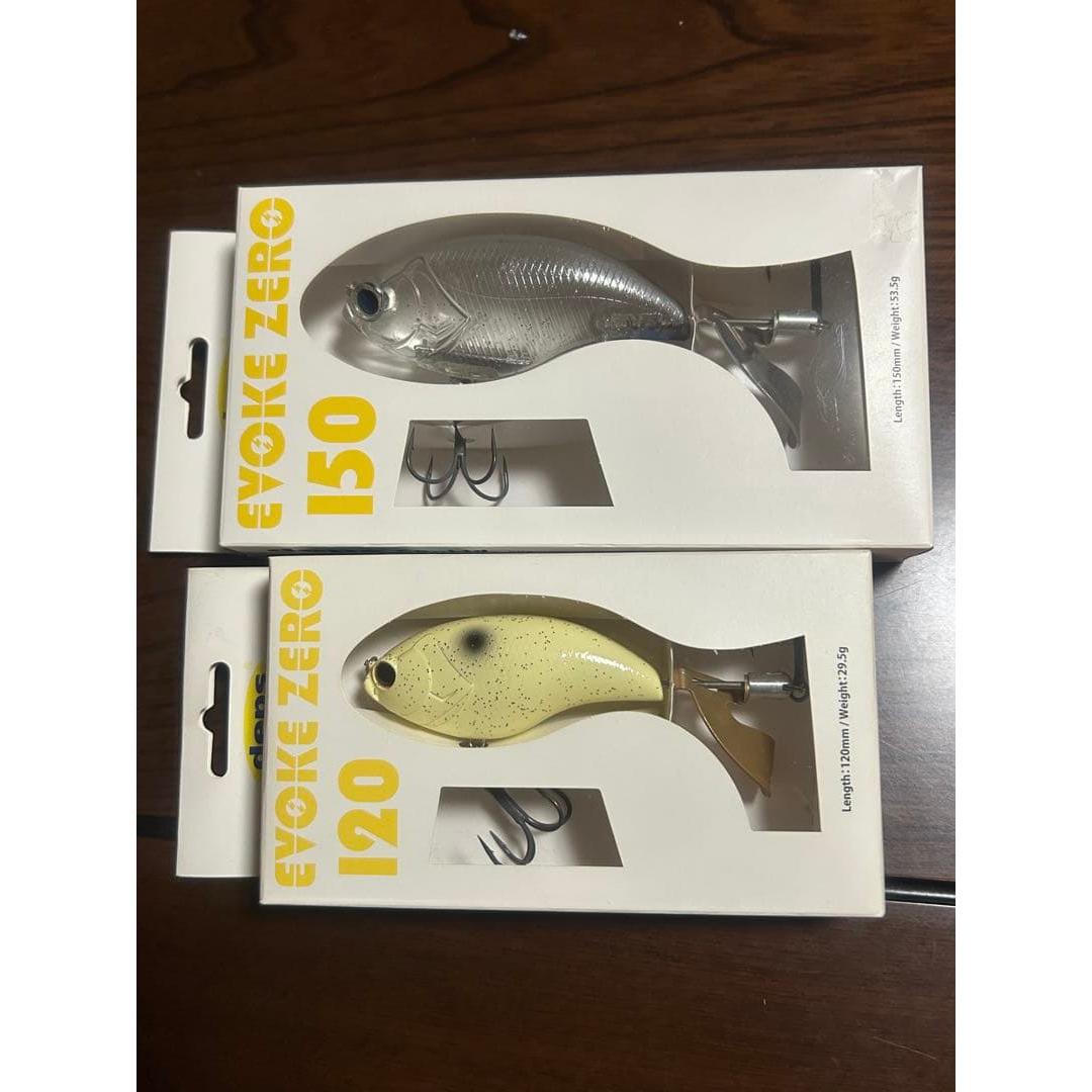 Used deps EVOKE ZERO 150 120 set depth big bait